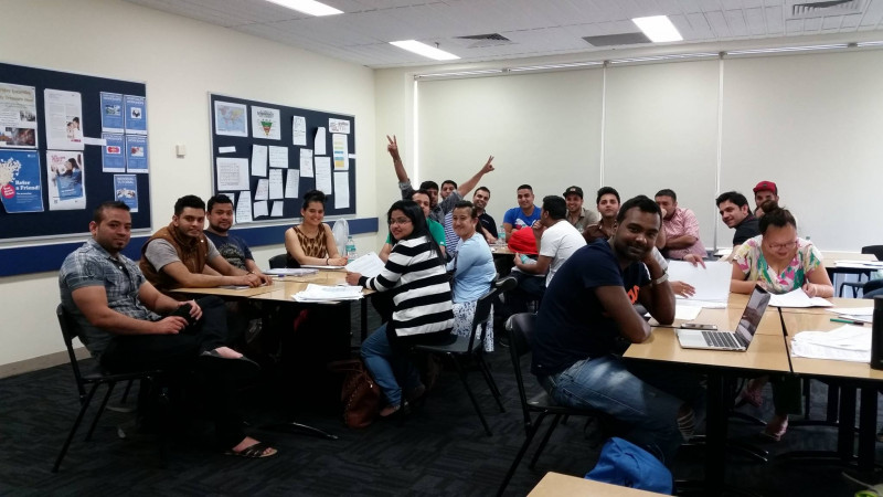 Elsis Melbourne-Students during Class 1-Australia-WEST1
